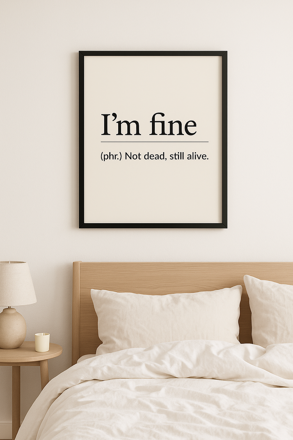 i'am fine definition art