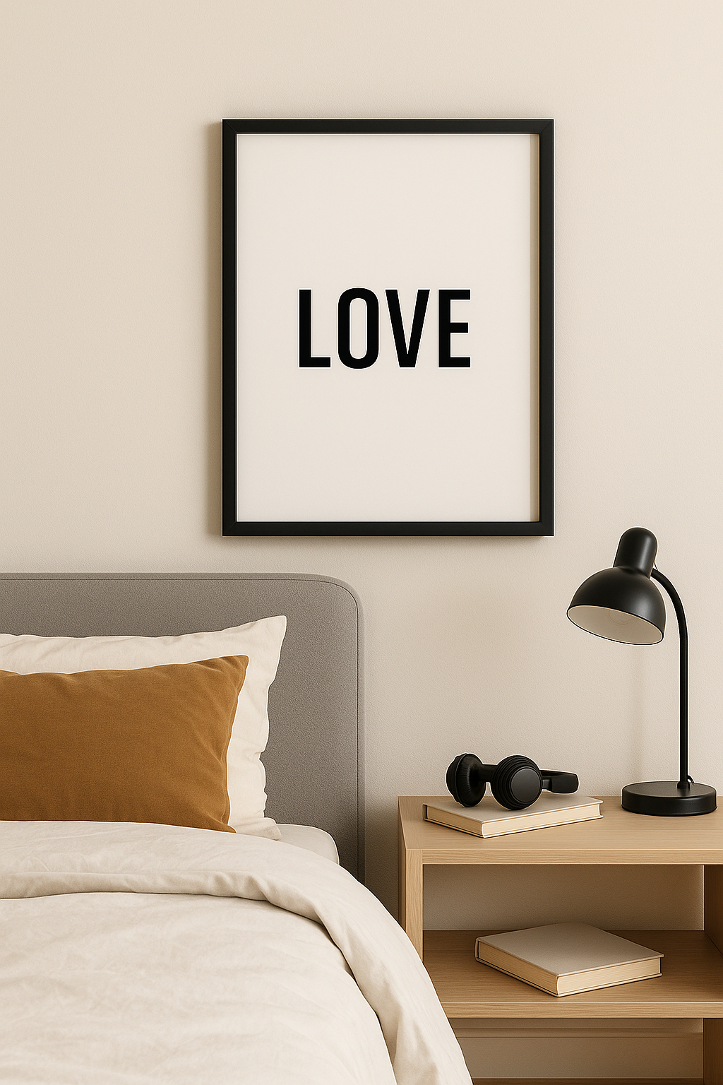 Love – Minimalist Typography Print
