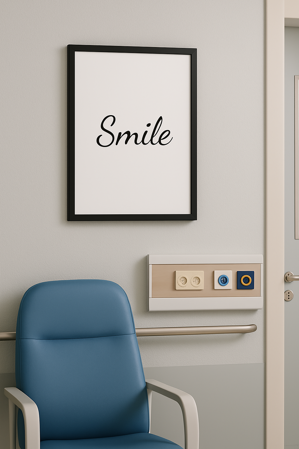 Smile – Minimalist Typography Print