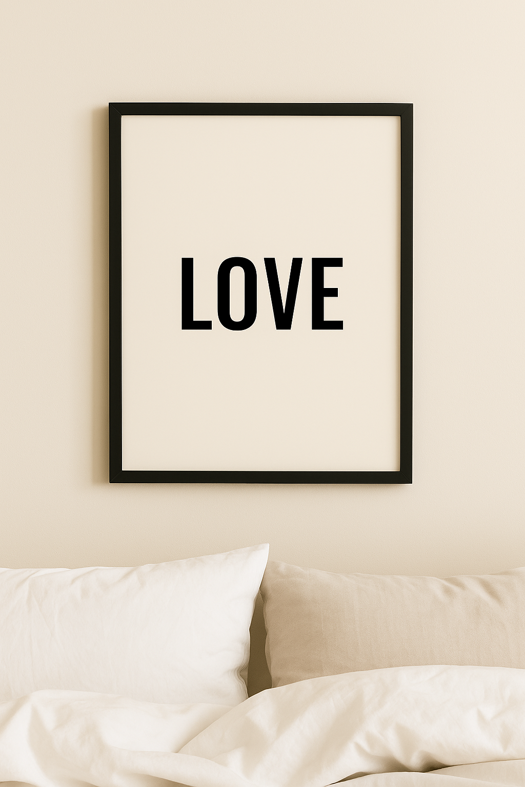 Love – Minimalist Typography Print