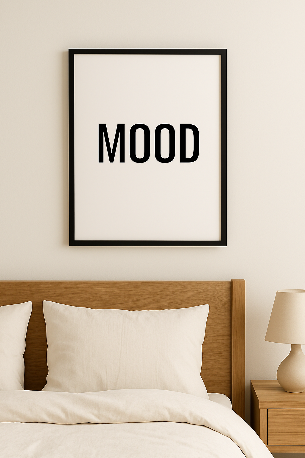MOOD – Minimalist Typography Print