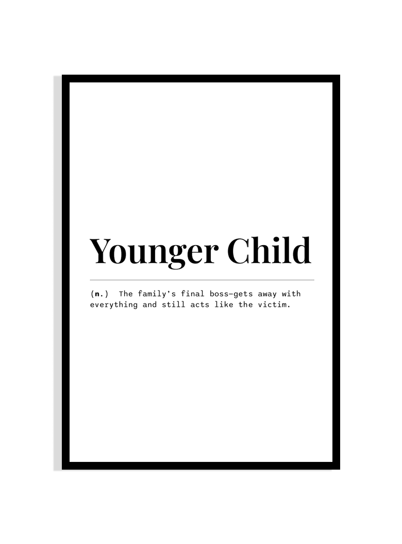 Younger Child – The Family’s Final Boss
