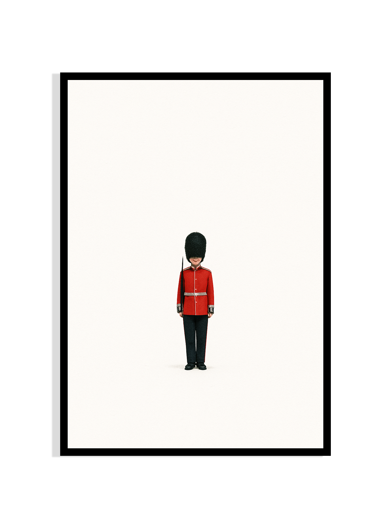 The Royal Watch – Minimalist British Guard Art Print