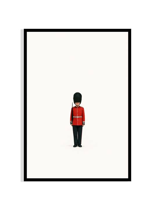 The Royal Watch – Minimalist British Guard Art Print