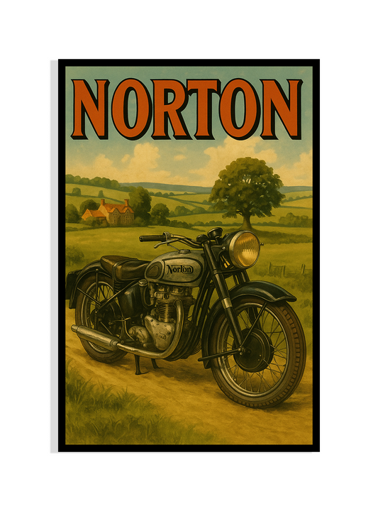 Norton Motorcycle Poster