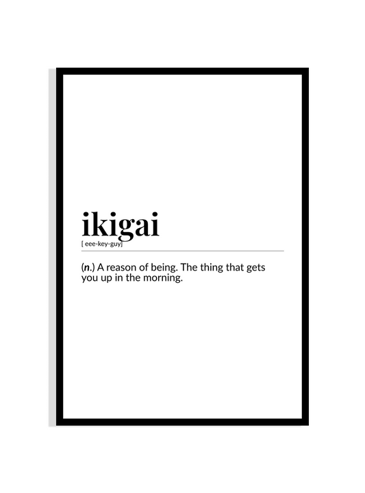 Ikigai Definition Print