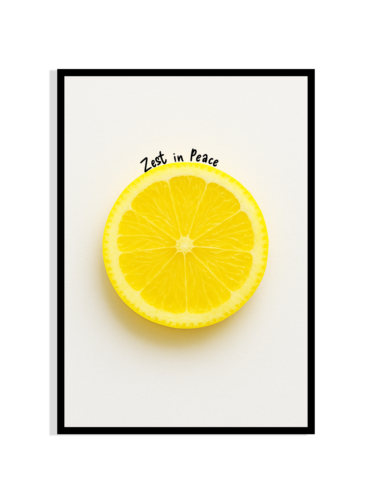 Zest in Peace – Lemon Art Print