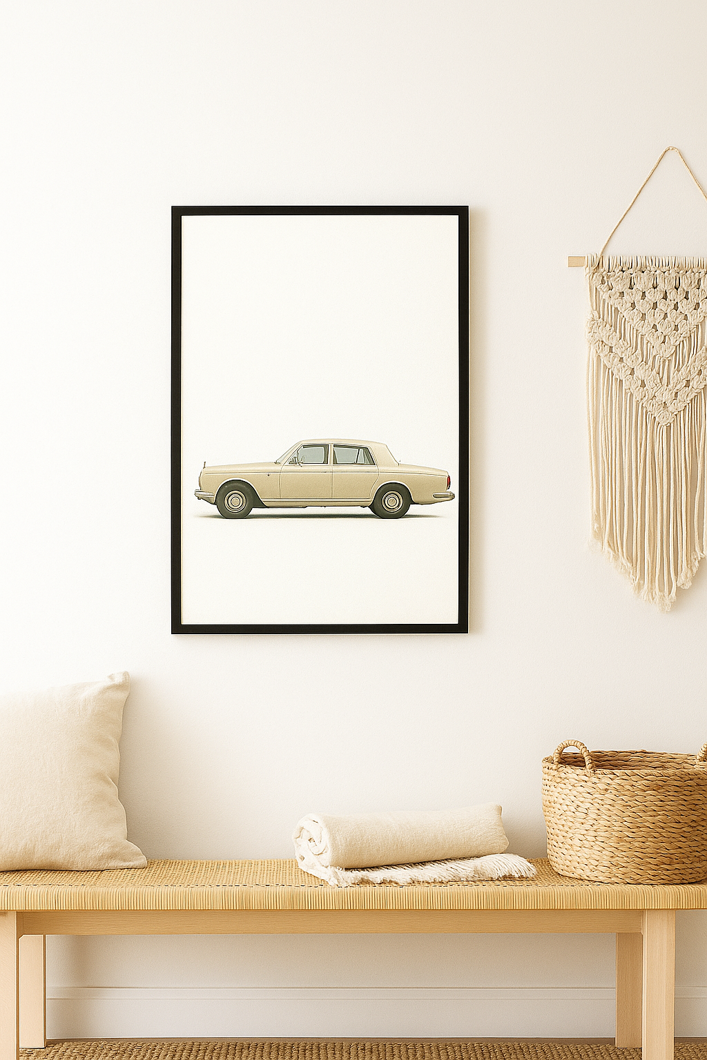 Timeless Elegance – Rolls-Royce Silver Shadow Art Print