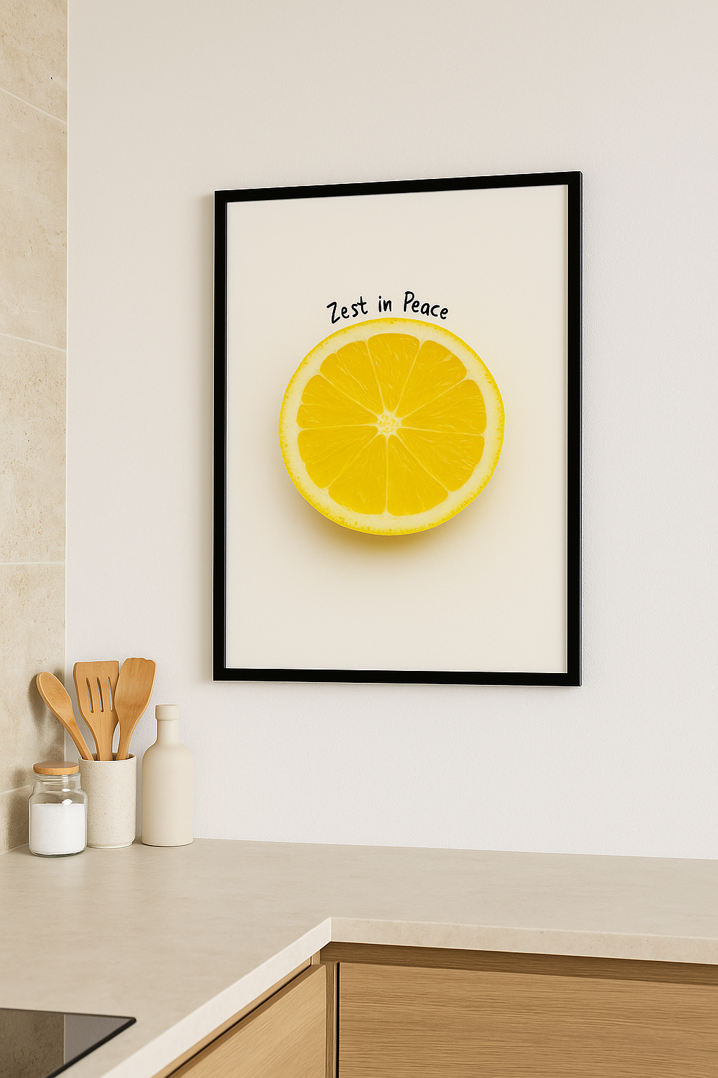 Zest in Peace – Lemon Art Print