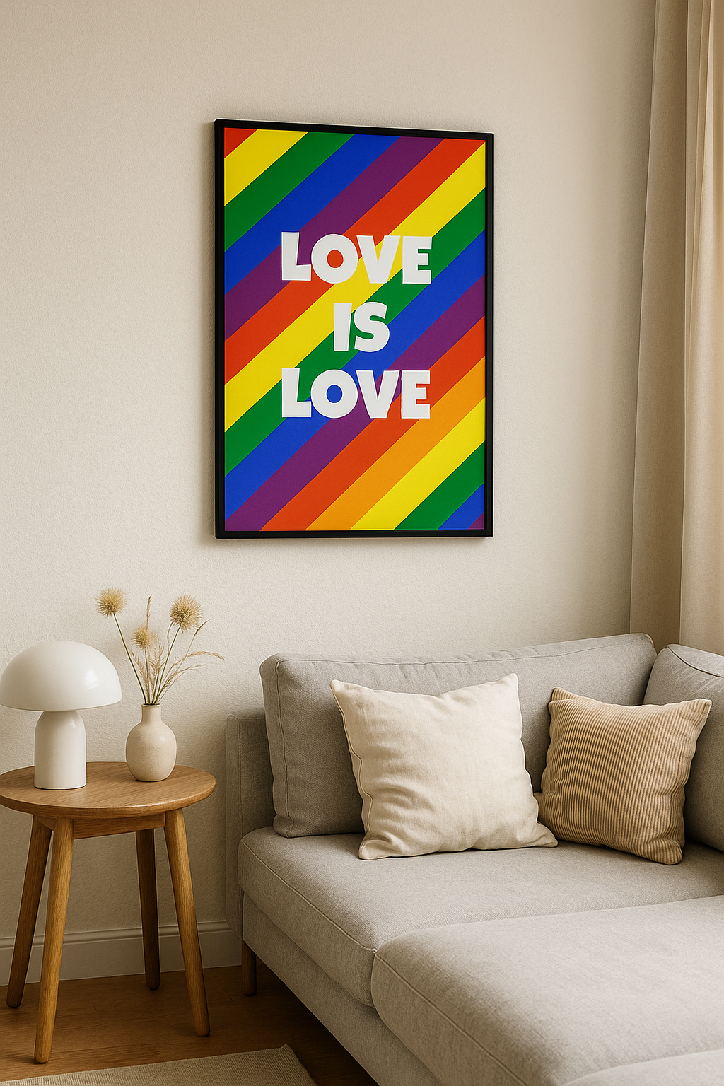 “Love is Love” Rainbow Poster