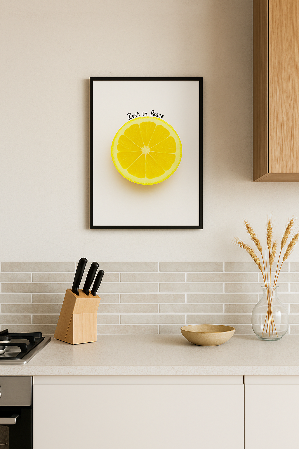Zest in Peace – Lemon Art Print