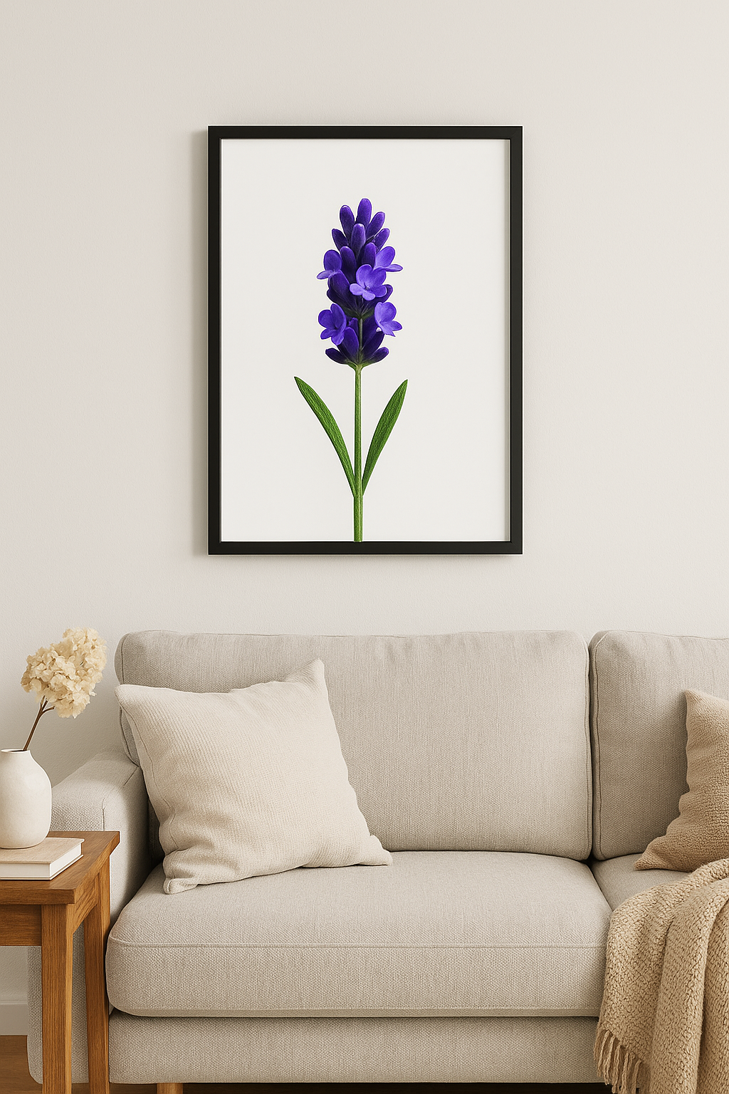 Lavender Elegance – Botanical Wall Art Print