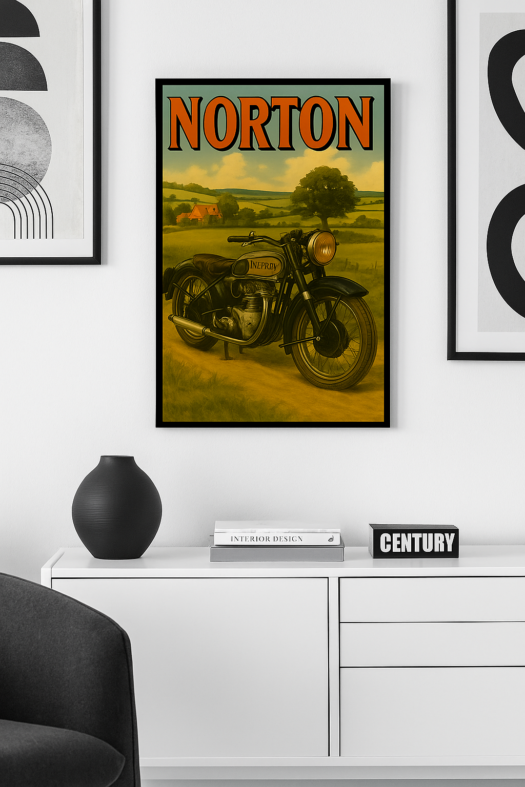 Norton Motorcycle Poster