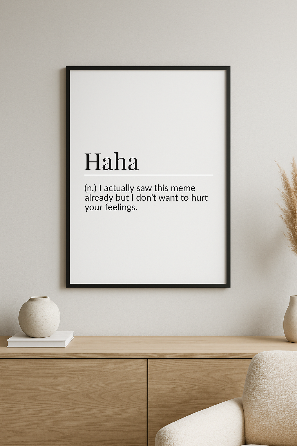 Haha  Definition Print