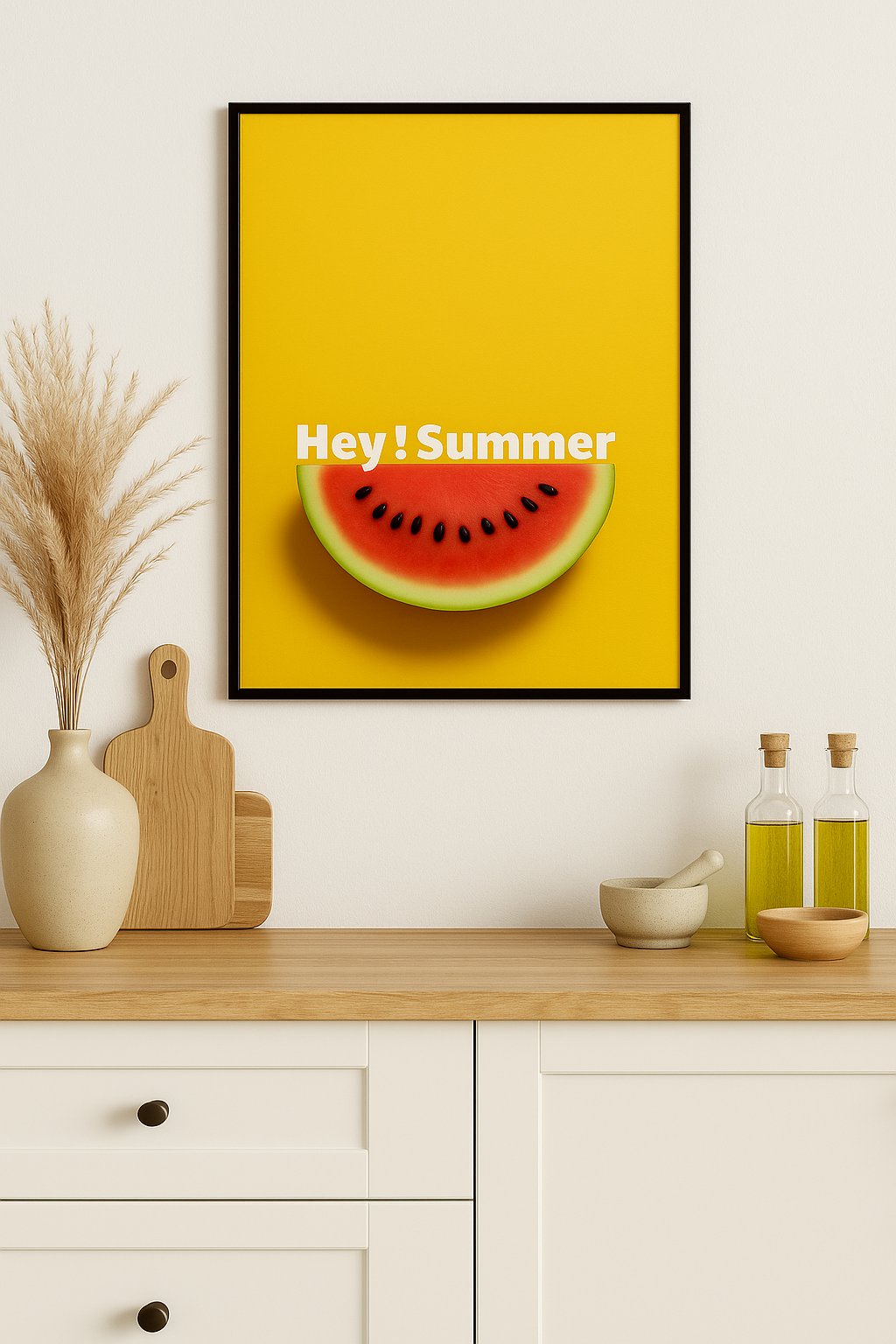Hey! Summer – Watermelon Wall Art