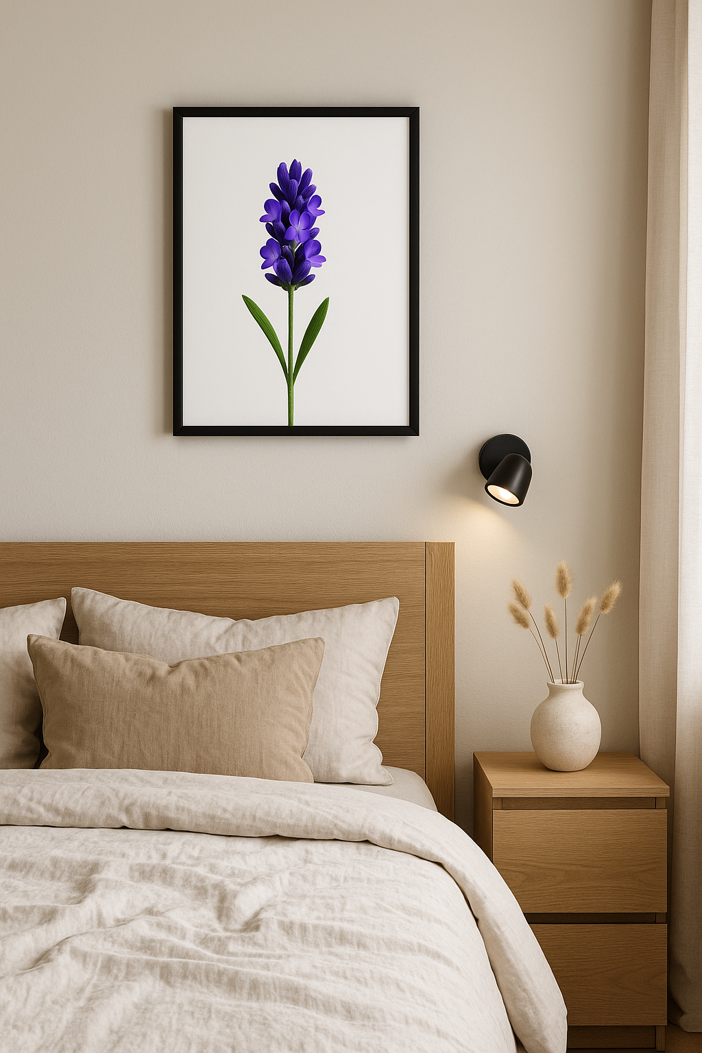 Lavender Elegance – Botanical Wall Art Print