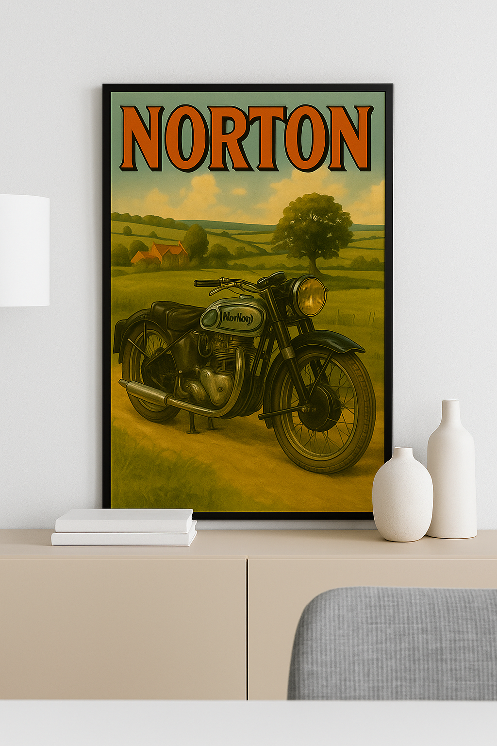 Norton Motorcycle Poster