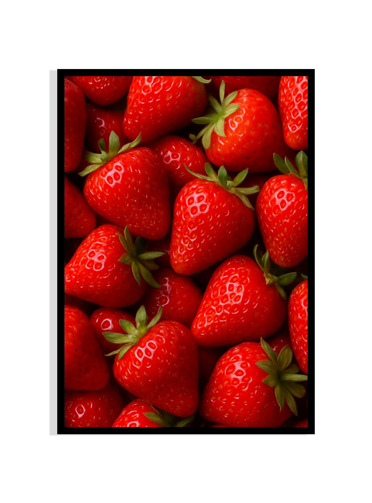 Berry Bliss – Framed Strawberry Wall Art