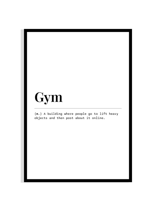 Gym – Where Gains Meet Hashtags