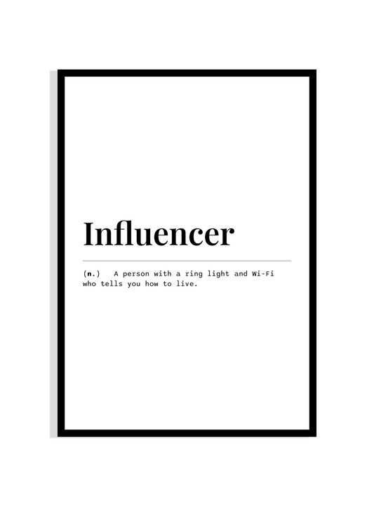 Influencer – The Ring Light Philosopher