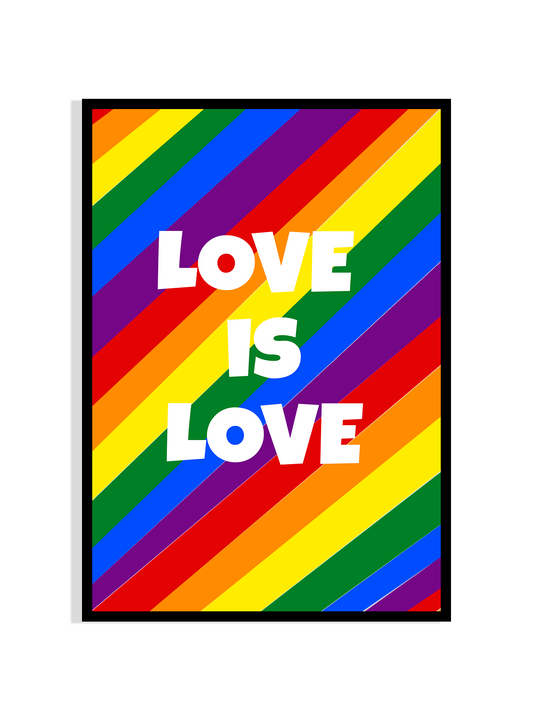 “Love is Love” Rainbow Poster