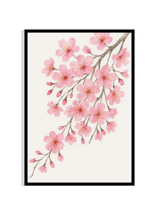 Cherry Blossom Serenity – Framed Wall Art