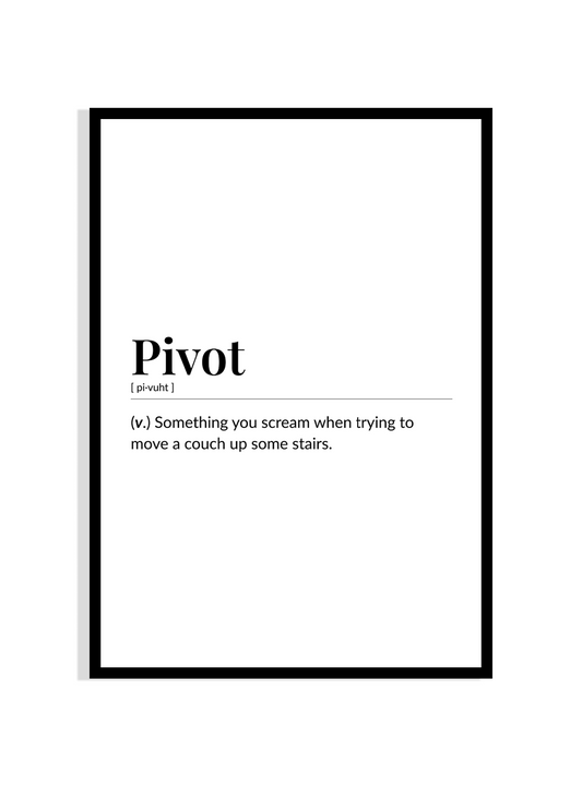 Pivot Definition Print