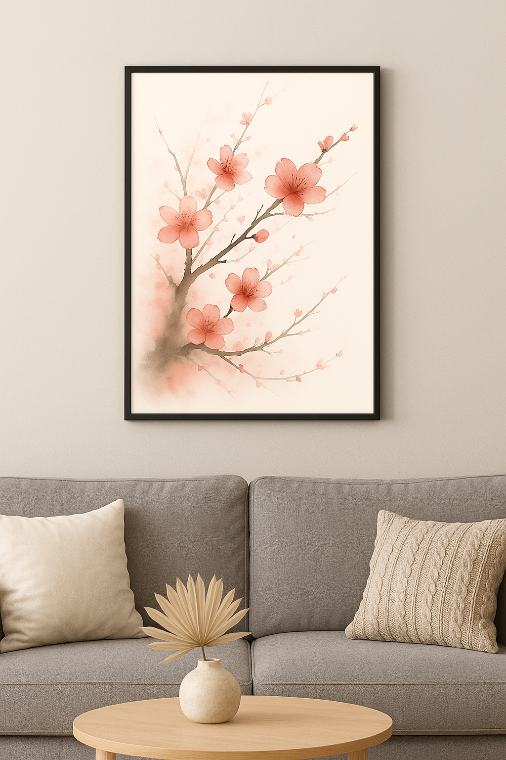 Cherry Blossom Water Color Print