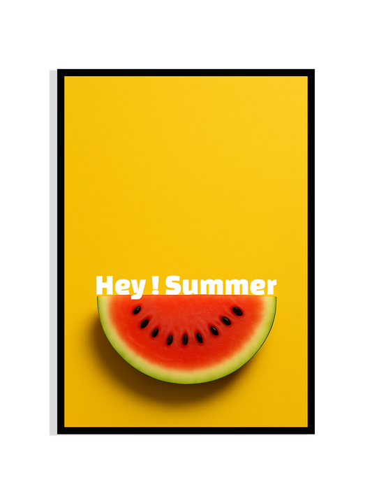 Hey! Summer – Watermelon Wall Art